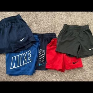 5 Nike Athletic Shorts. Size 2T. Great condition